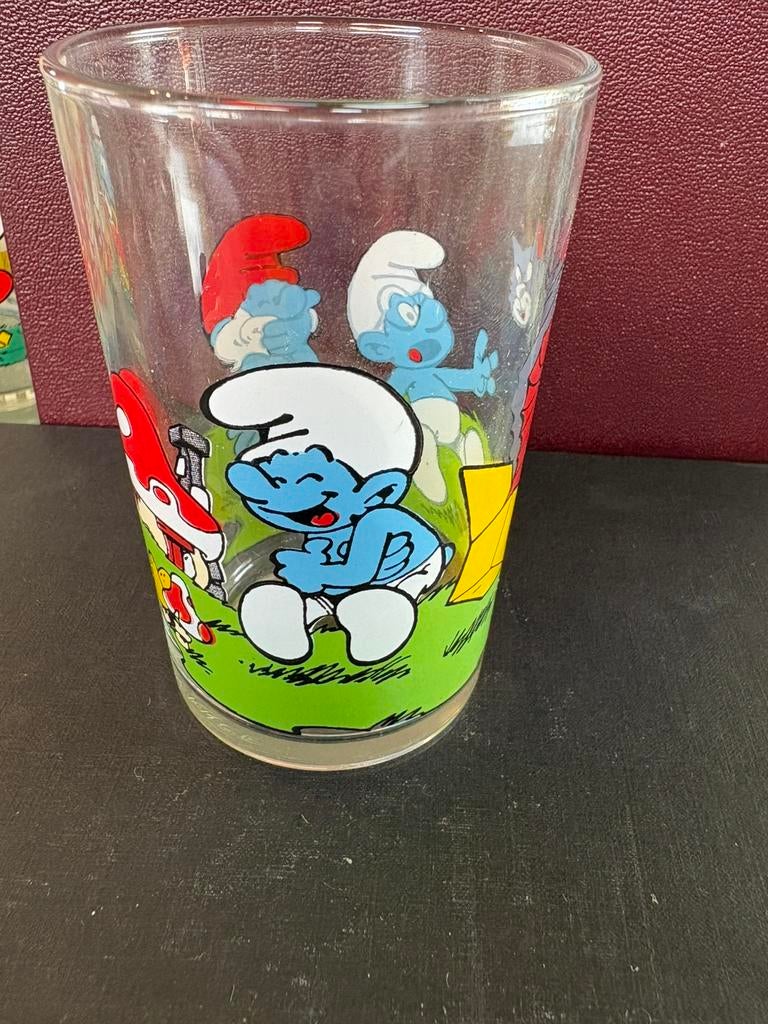 Smurfen glas Benedictin, Verzamelen, Ophalen of Verzenden, Zo goed als nieuw