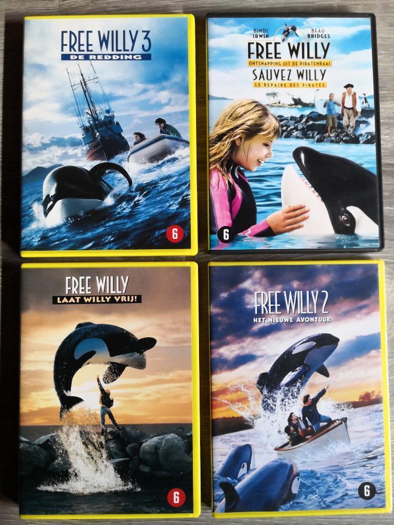 Dvd's free willy 1,3,4 uit te kiezen, Ophalen of Verzenden