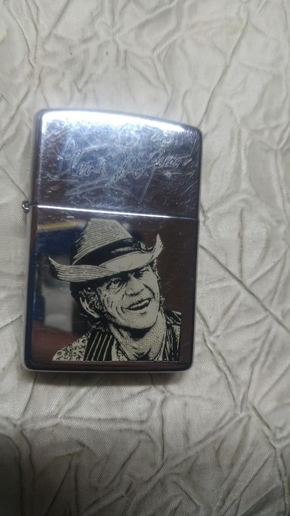 Aansteker Zippo chromen aansteker Steve McQueen H XI 71, Ophalen of Verzenden