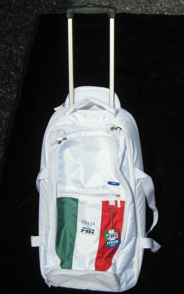 Sac de voyage Italie F333, Enlèvement ou Envoi, Neuf, Blanc, Roulettes