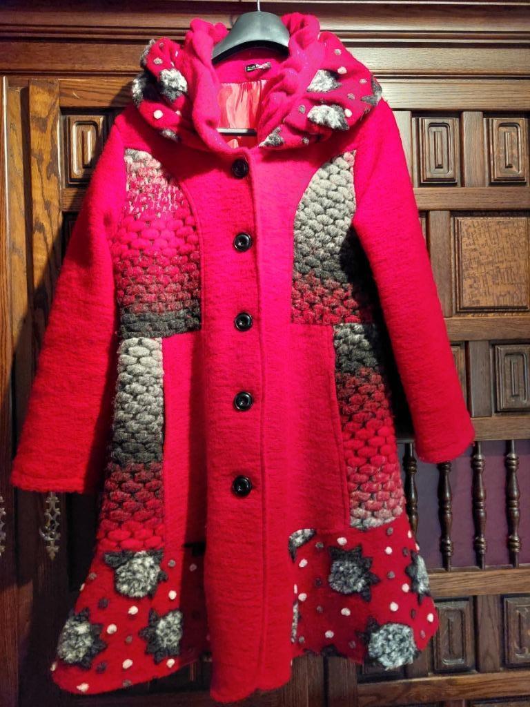 Manteau femme, Enlèvement, Comme neuf, Taille 46/48 (XL) ou plus grande, Rouge