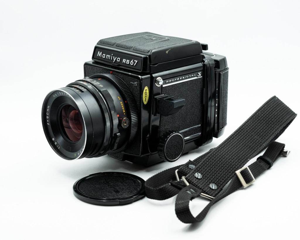 Mamiya RB67 Pro S + Sekor-C 90mm f3.8 + Extras (+ 35mm Kit), Enlèvement ou Envoi, Utilisé, Reflex miroir, Autres Marques