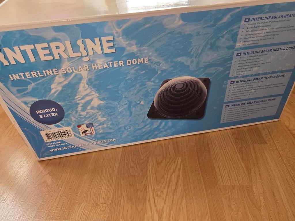 solarverwarming met opzet zwembad en filterpomp, Ophalen, Afdekzeil