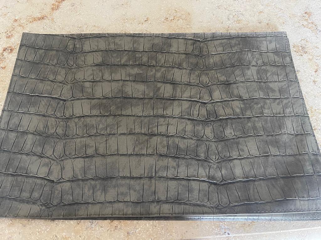 Placemat lederlook taupe 2 stuks, Enlèvement ou Envoi, Comme neuf, Autres couleurs, Set de table