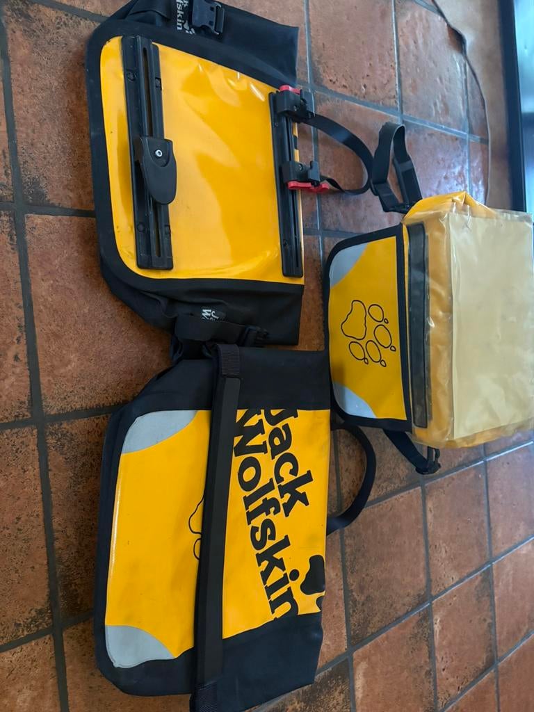 Set fietstassen Jack Wolfskin, Ophalen, Gebruikt, Jack Wolfskin