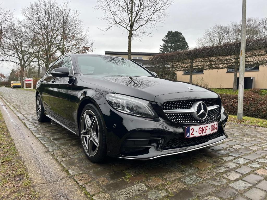 Mercedes C 200 d 9G-TRONIC AMG Line BTW wagen, Auto's, Automaat, 4 deurs, 4 cilinders, USB