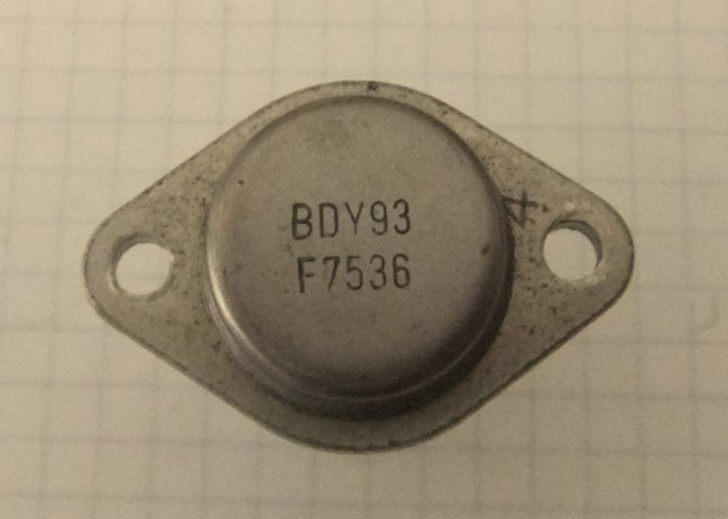 Transistor BDY93, Enlèvement ou Envoi, Utilisé