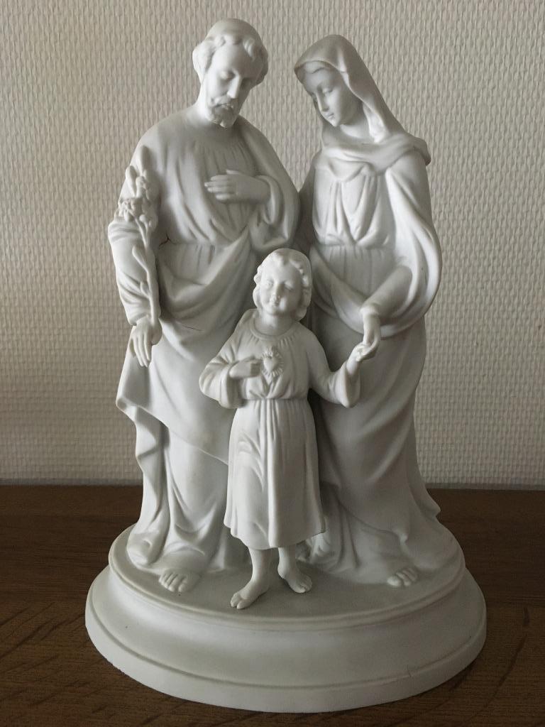 bisquit beeld Heilige Familie, Enlèvement ou Envoi