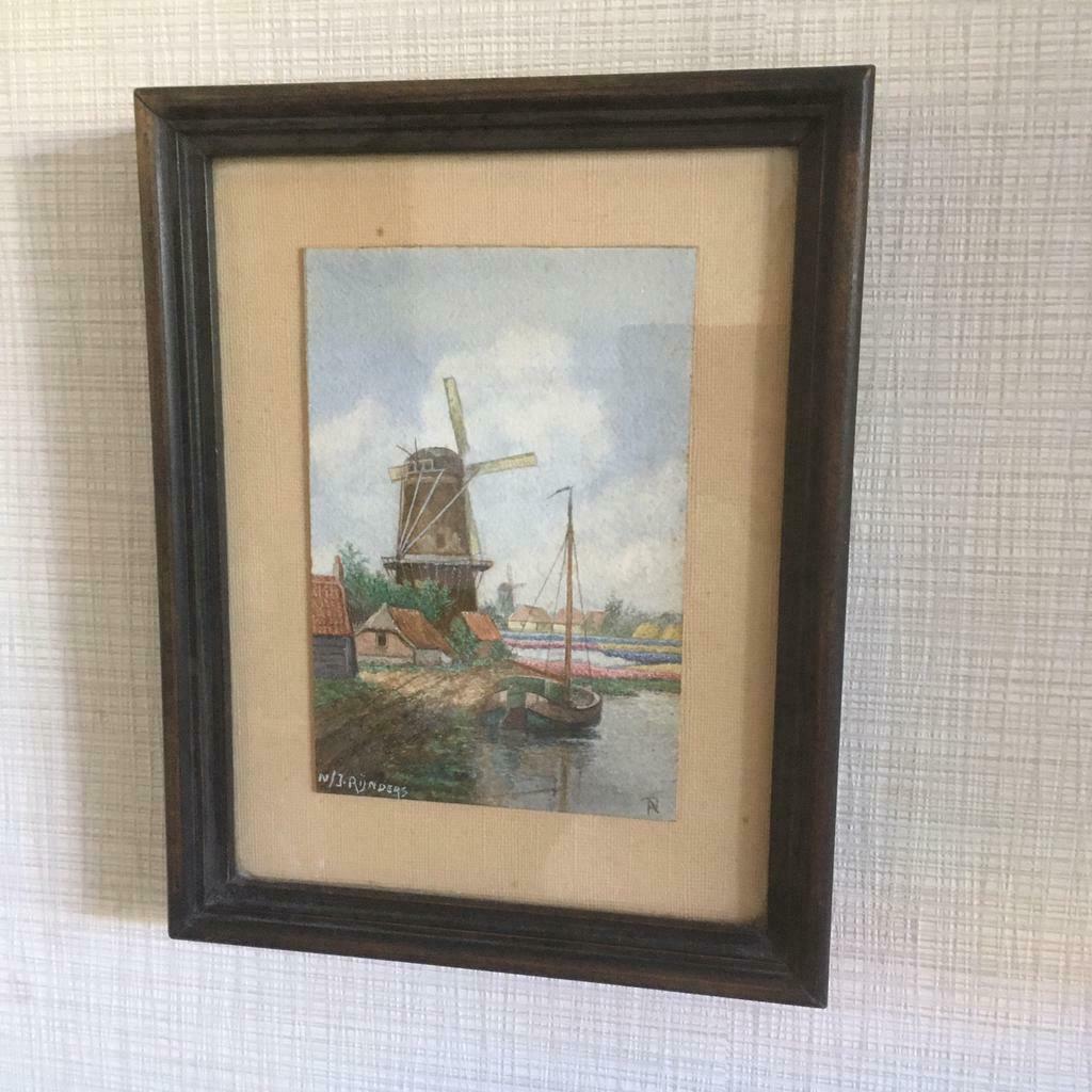 Schilderij Rijnders, Antiquités & Art, Art | Peinture | Classique, Enlèvement