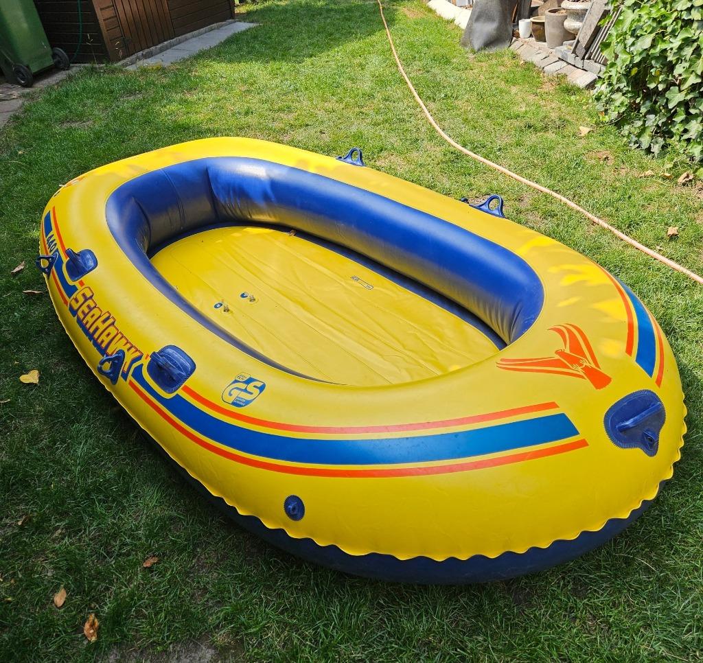 opblaasbare boot INTEX SEAHAWK, Watersport en Boten, Rubberboten, Ophalen, Zo goed als nieuw, Airdeck, Overige merken