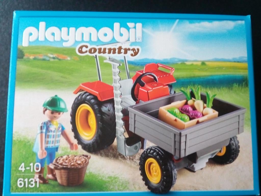 Playmobil 6131 Tracteur, Comme neuf, Ensemble complet