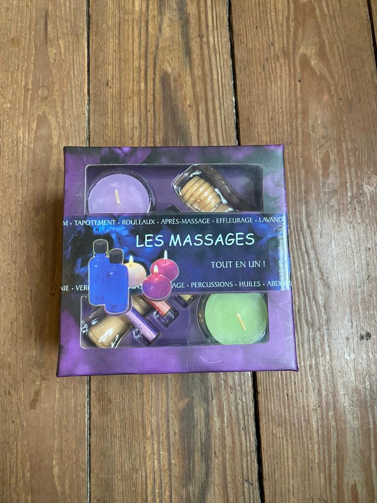 Coffret massages, Sports & Fitness, Produits de massage, Enlèvement ou Envoi, Neuf, Huile ou Lotion