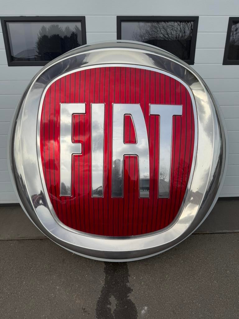 Enseigne publicitaire Fiat 1m75, Enlèvement, Utilisé, Panneau publicitaire