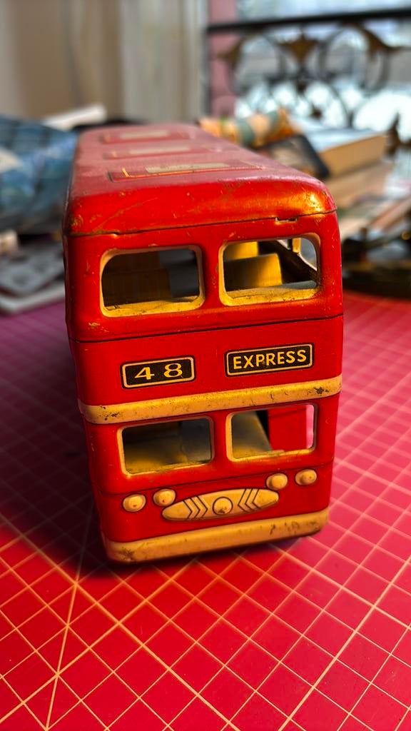 Bus anglais en tôle, Hobby & Loisirs créatifs, Enlèvement ou Envoi, Utilisé, Bus ou Camion, Autres marques