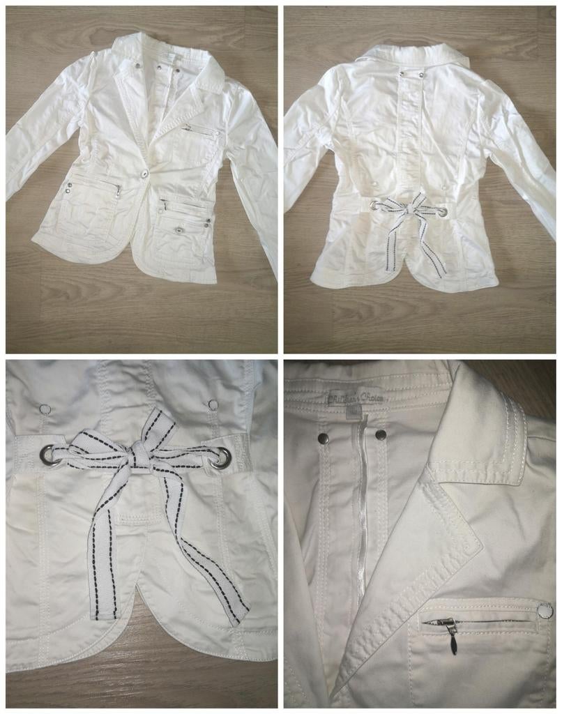 Gilet blanc avec noeud au choix des enfants (jbc) 152, Enlèvement ou Envoi, Comme neuf