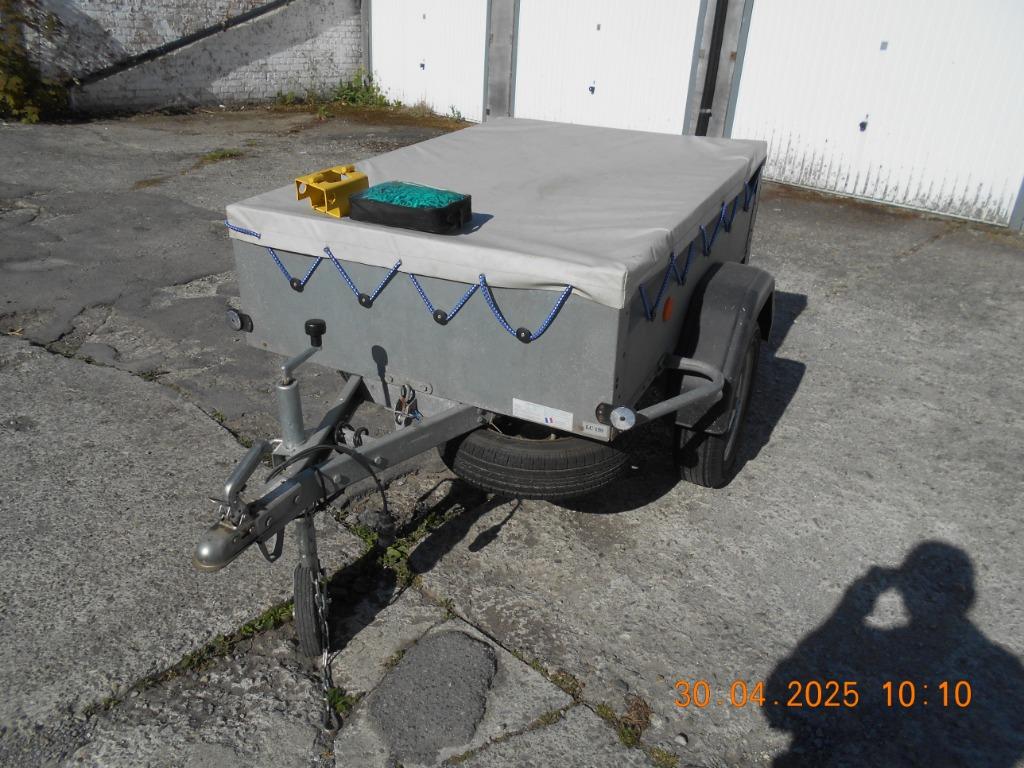 remorque a bagages leclerc   c 150 quasi neuve, Enlèvement, Comme neuf