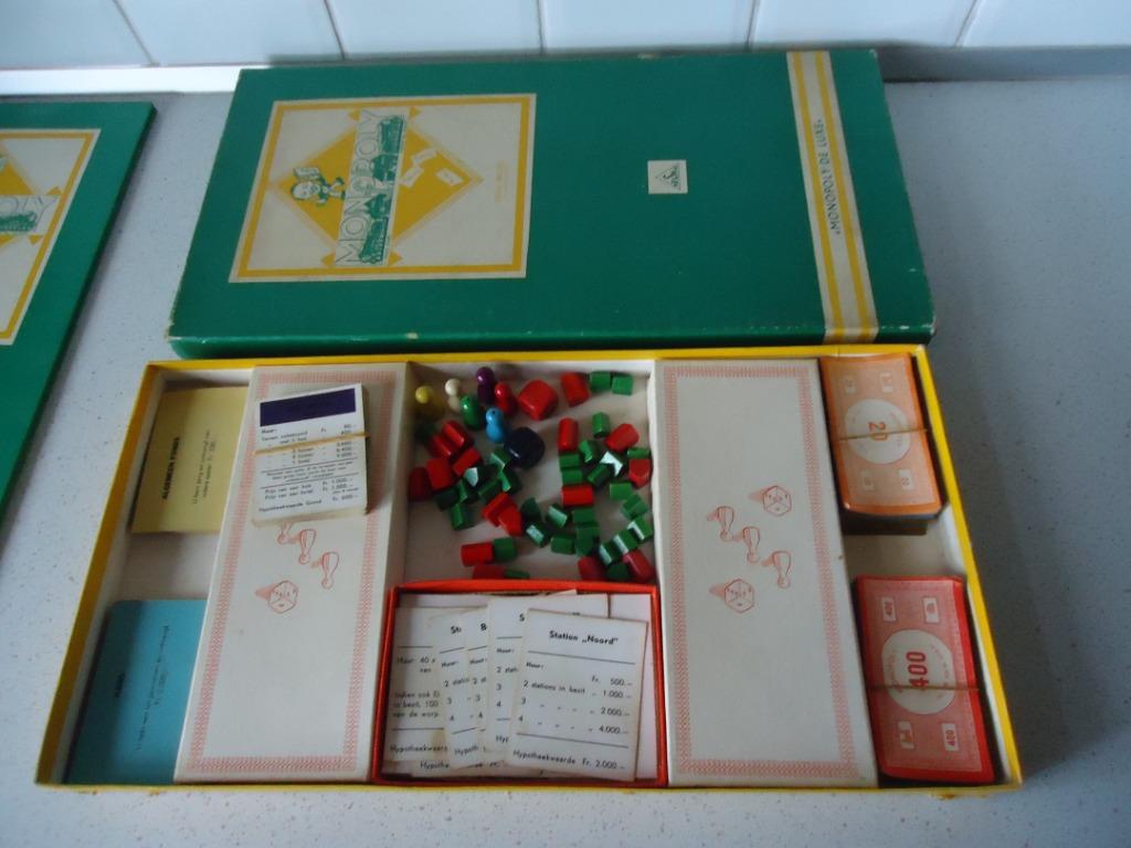 Vintage "Monopoly" van Deska (Groene Doos) in Prima Staat., Hobby & Loisirs créatifs, Trois ou quatre joueurs, Enlèvement ou Envoi