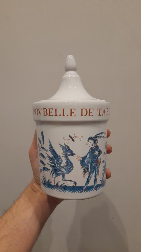 Poubelle de table en porcelaine France, Enlèvement ou Envoi