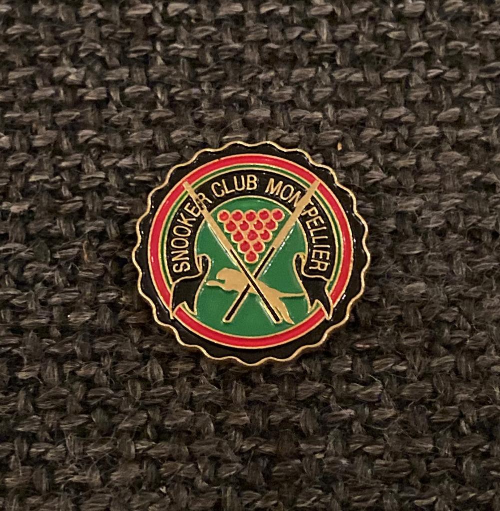 PIN - SNOOKER CLUB MONTPELLIER, Envoi, Utilisé, Sport, Insigne ou Pin's