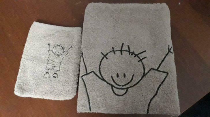 Rube & Rutje: badhanddoek en washand, Ophalen of Verzenden, Gebruikt, Overige merken