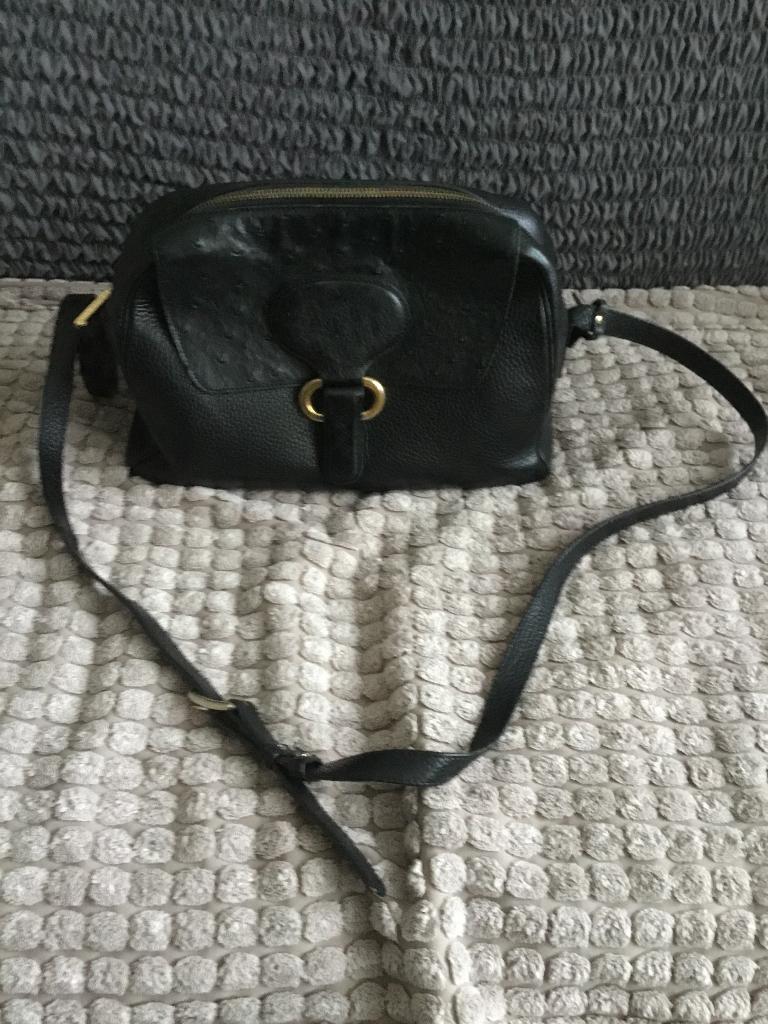 Delvaux tas, Ophalen, Gebruikt, Zwart, Leer
