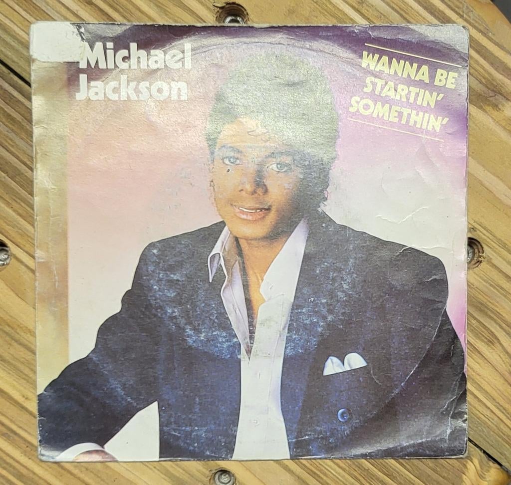 Michael Jackson vinyl single Wanna be startin', Cd's en Dvd's, Vinyl Singles, Zo goed als nieuw, Single, Ophalen of Verzenden