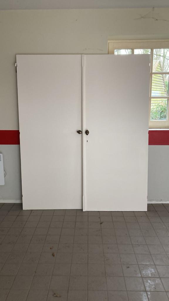 Degelijke oude kastdeuren., Ophalen, Gebruikt, 200 cm of meer, 150 tot 200 cm