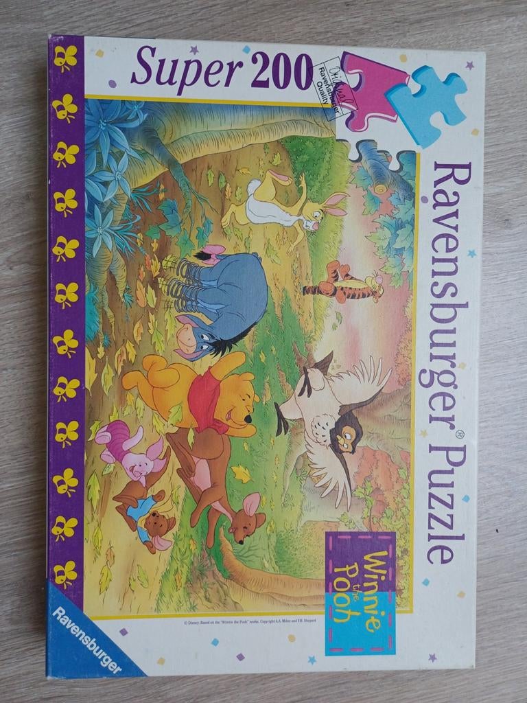 Puzzle Winnie the pooh , 200p, Enlèvement, Plus de 50 pièces, Utilisé, 6 ans ou plus