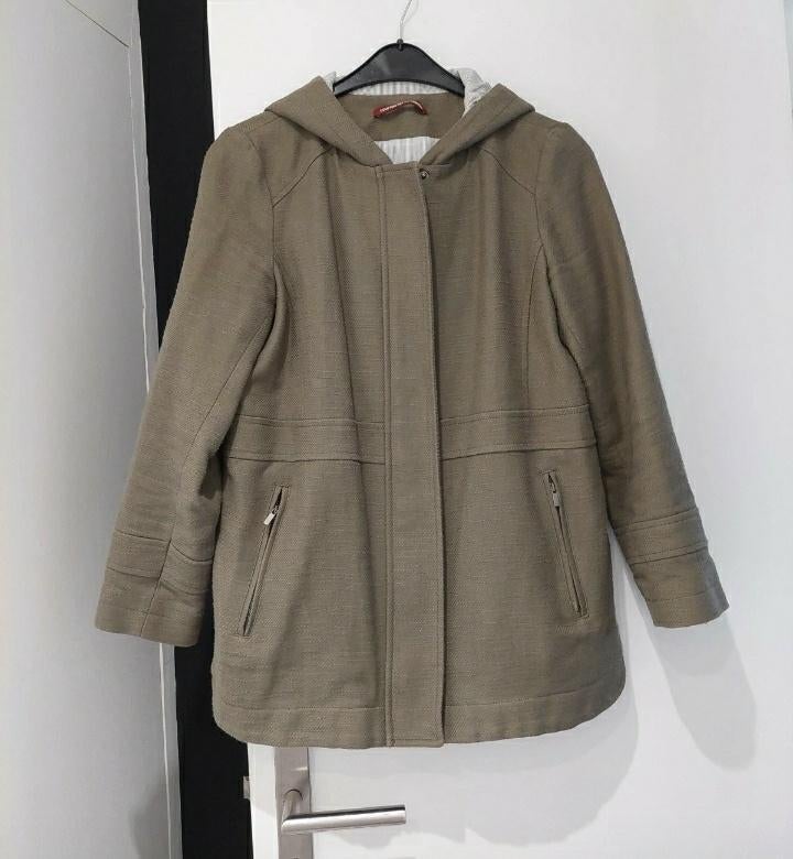 Veste en coton doublée taille 40 femme avec capuche, Taille 38/40 (M), Enlèvement ou Envoi, Vert, Porté