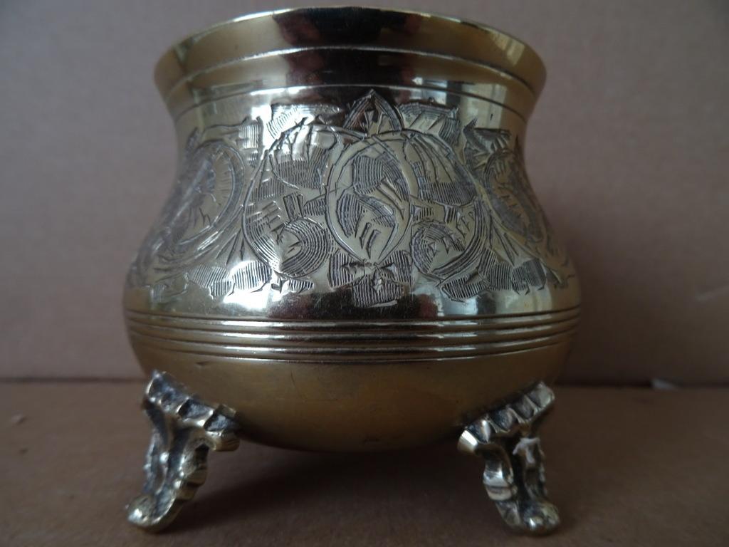 Pot à encens ancien argent pot à encens plaqué avec griffes, Enlèvement ou Envoi
