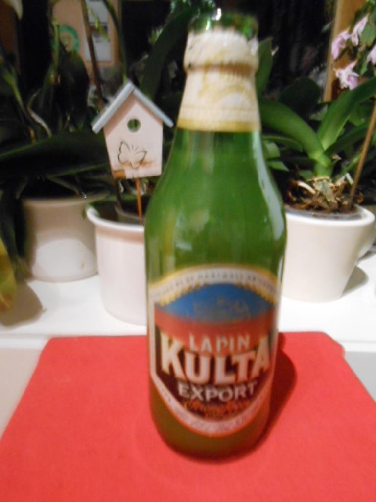 verzameling bier flesje Lapin Kulta export Lapland Finland, Ophalen of Verzenden, Gebruikt, Flesje(s)