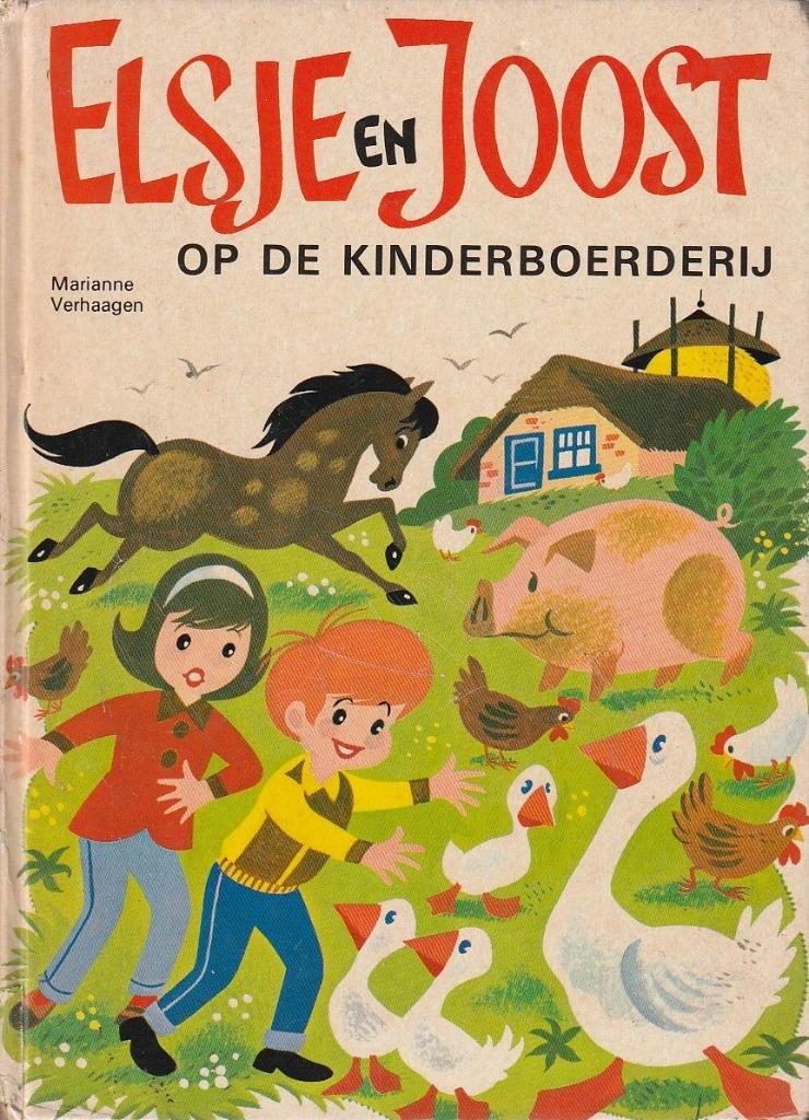 Elsje en Joost op de kinderboerderij - Marianne Verhaage, Ophalen of Verzenden, Marianne Verhaagen., Jongen of Meisje