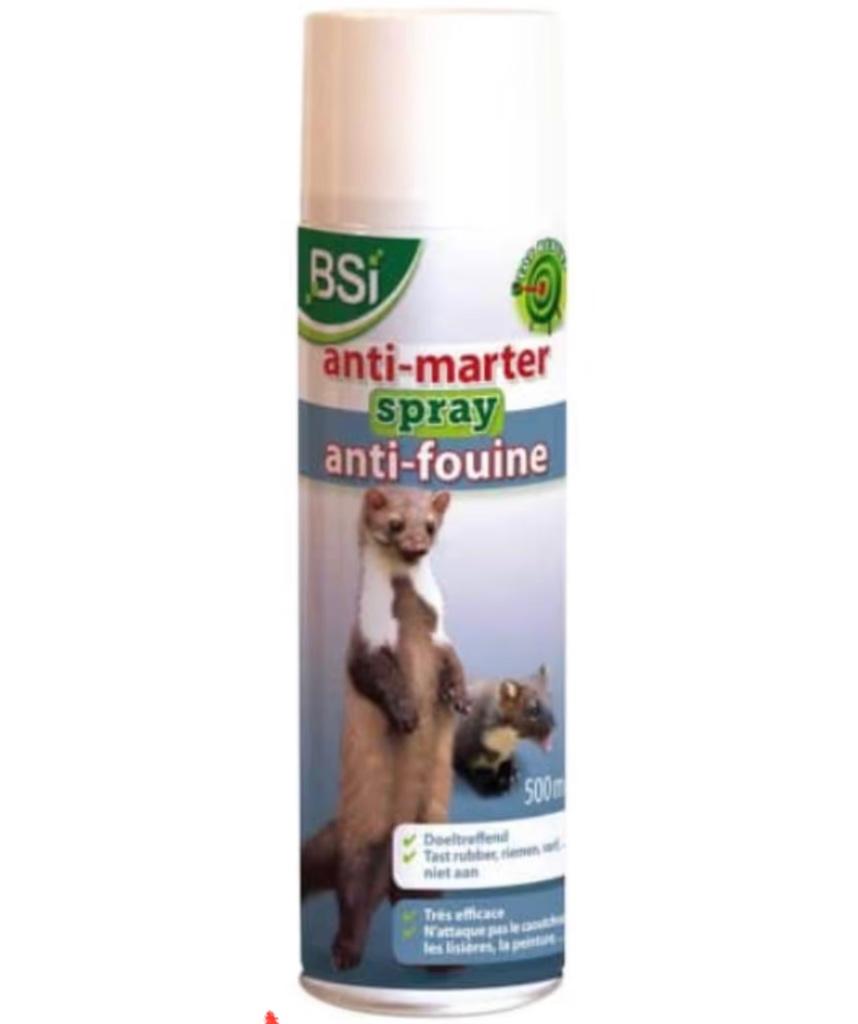 Anti marter spray merk BSI, Dieren en Toebehoren, Ophalen of Verzenden