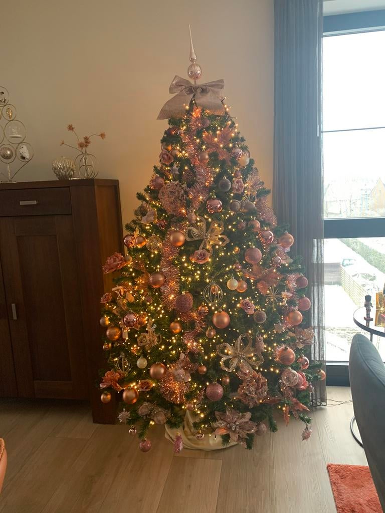 Kunstkerstboom, Huis en Inrichting, Woonaccessoires | Kunstplanten en Kunstbloemen, Zo goed als nieuw, Ophalen