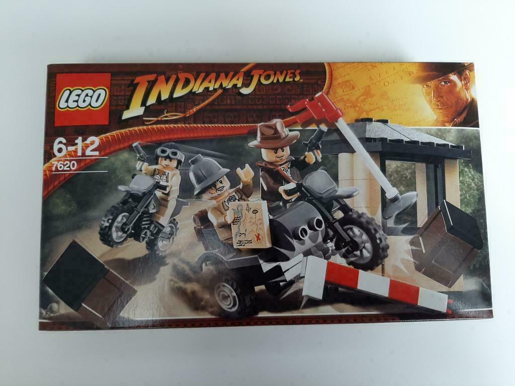 7620 Indiana Jones - Motorcycle chase (MISB - ongeopend), Ophalen, Nieuw, Complete set, Lego