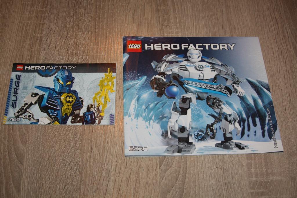 Lego Hero Factory , 6230 , 7169 ,bouwboekje per stuk te koop, Enlèvement ou Envoi, Utilisé, Lego
