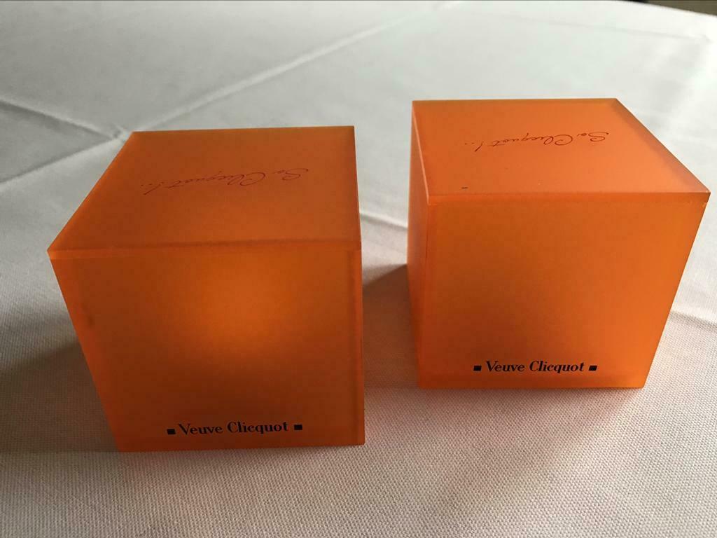 Cube lumineux Veuve clicquot chacun, Enlèvement ou Envoi, Comme neuf