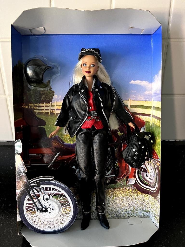 4 Harley-Davidson collector barbies NRFB, Ophalen of Verzenden, Nieuw, Fashion Doll