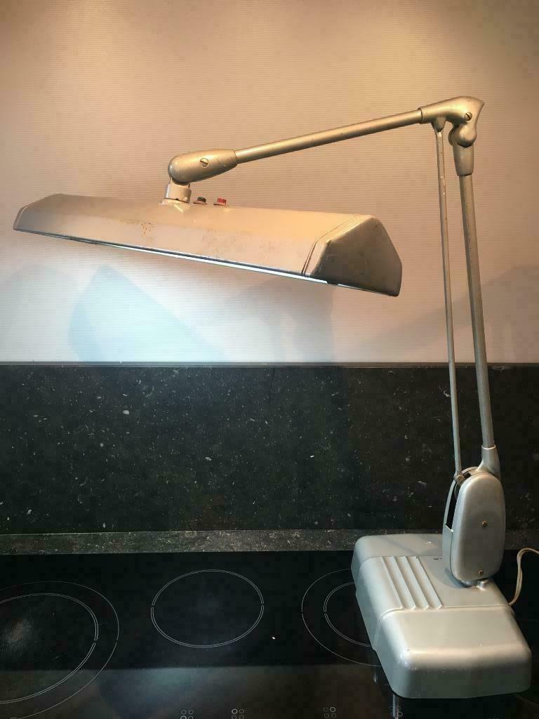 vintage industrial mancave DAZOR lamp  USA made 60'S, Antiek en Kunst, Ophalen of Verzenden
