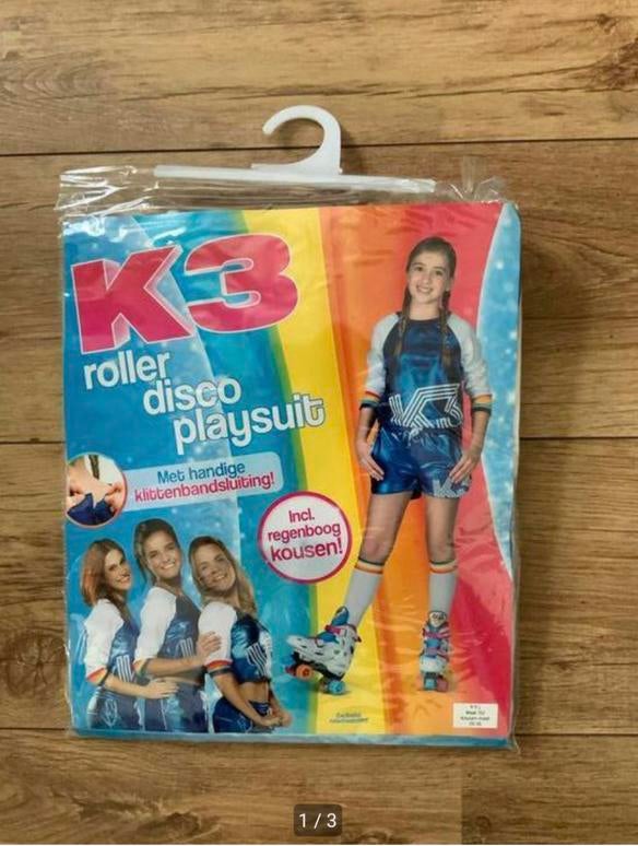 K3 roller disco playsuit maat 152, Ophalen of Verzenden, Zo goed als nieuw