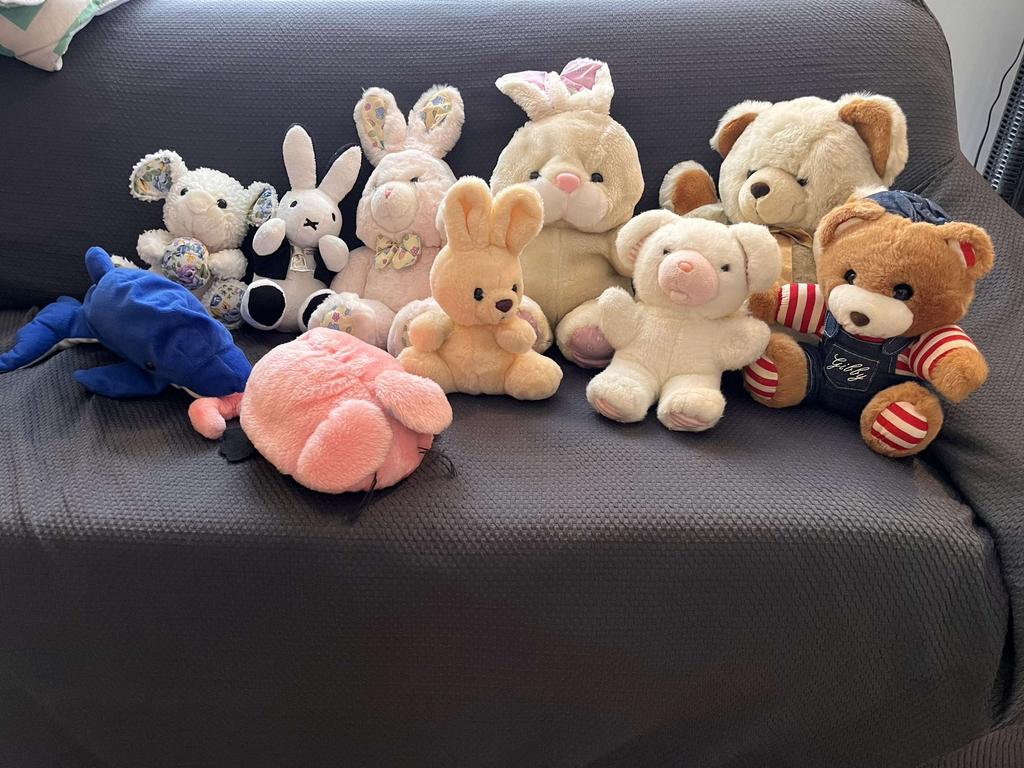 Lot de 10 peluches, Comme neuf