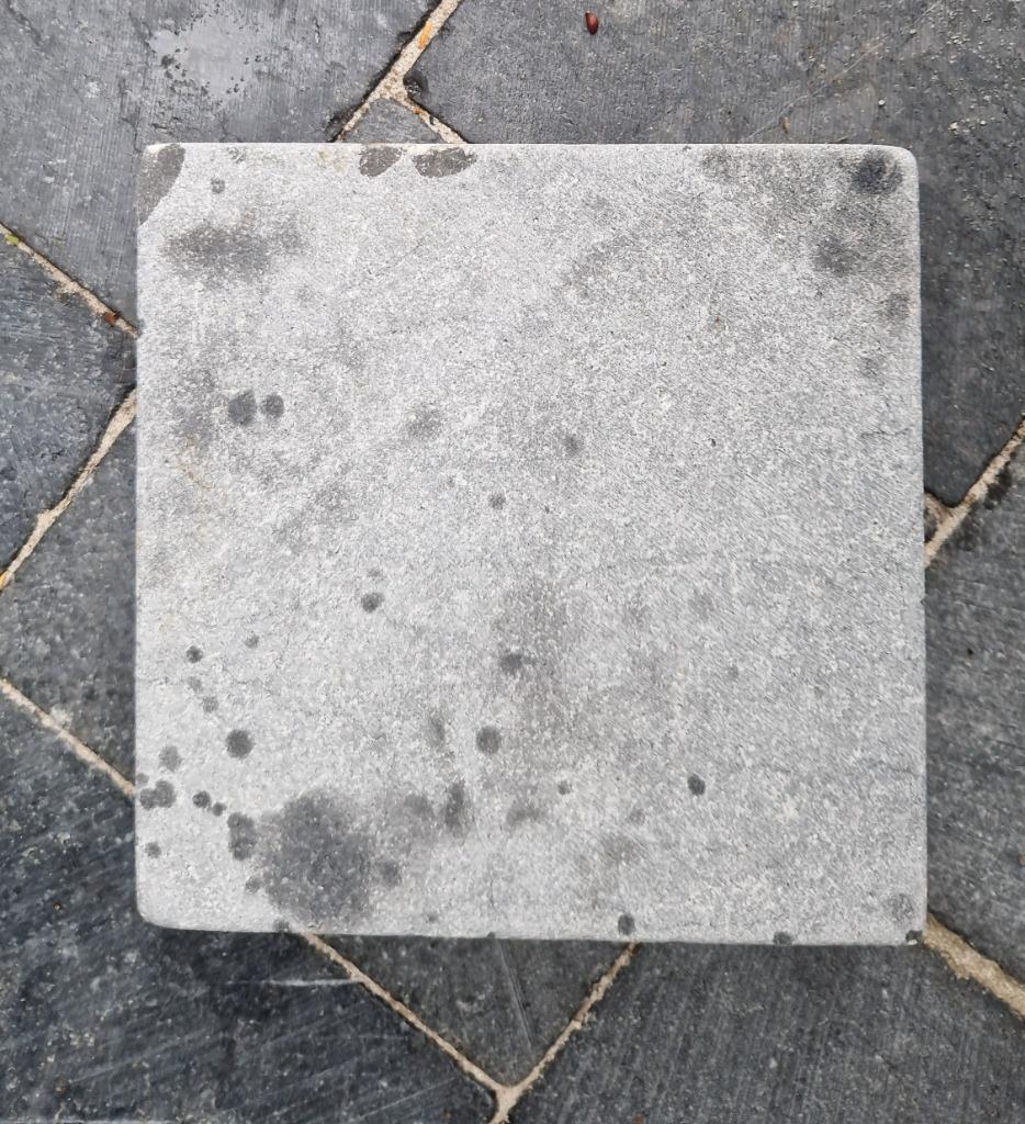 Blauwe natuursteen 15cm x 15cm, Tuin en Terras, Ophalen, Overige typen, Nieuw, Natuursteen