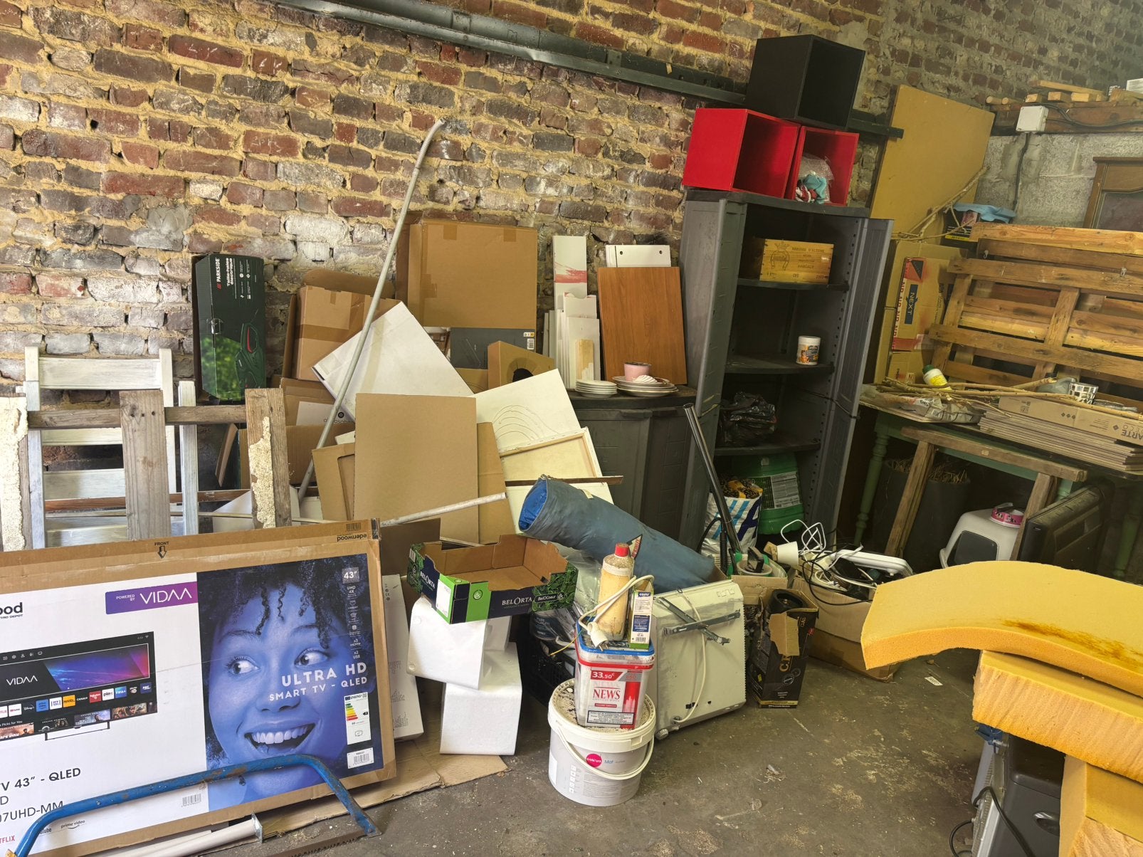 Évacuation  déchets encombrants , gravats fin chantier