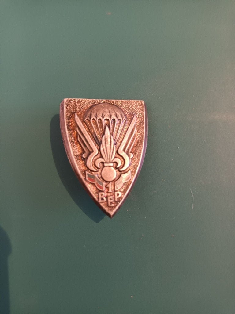 Insigne 1er Bataillon Etranger de Parachutistes, Enlèvement ou Envoi, Armée de terre, Emblème ou Badge
