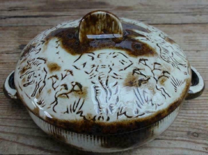 keramiek schaaltje, olifant, zebra, giraffe , Kruger Park, Antiek en Kunst, Ophalen of Verzenden