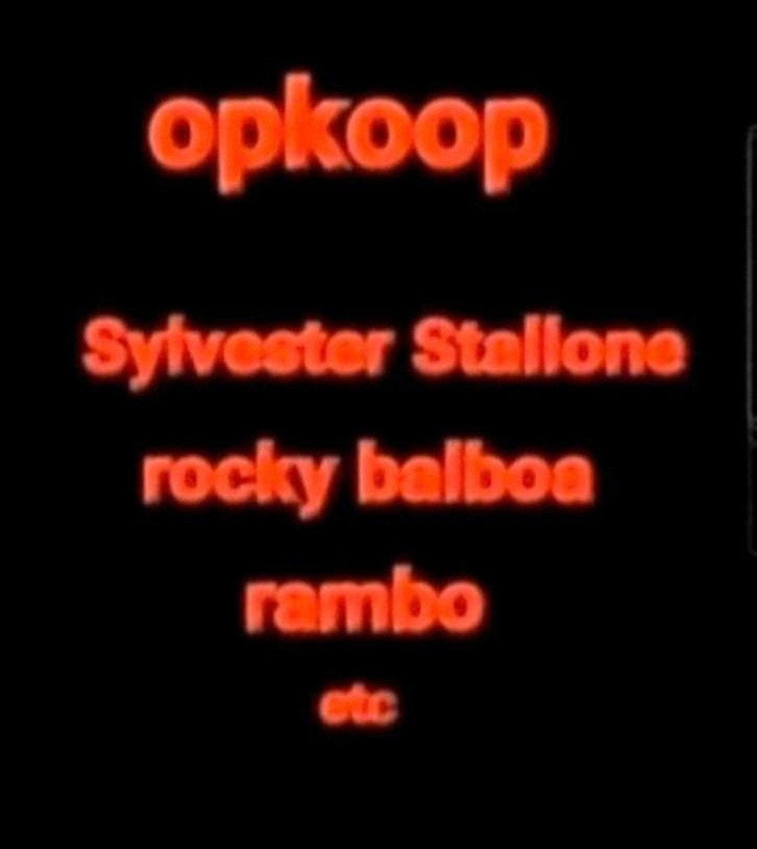 Opkoop Sylvester stallone, rocky balboa, rambo, etc, Vacatures, Vacatures | Thuiswerk