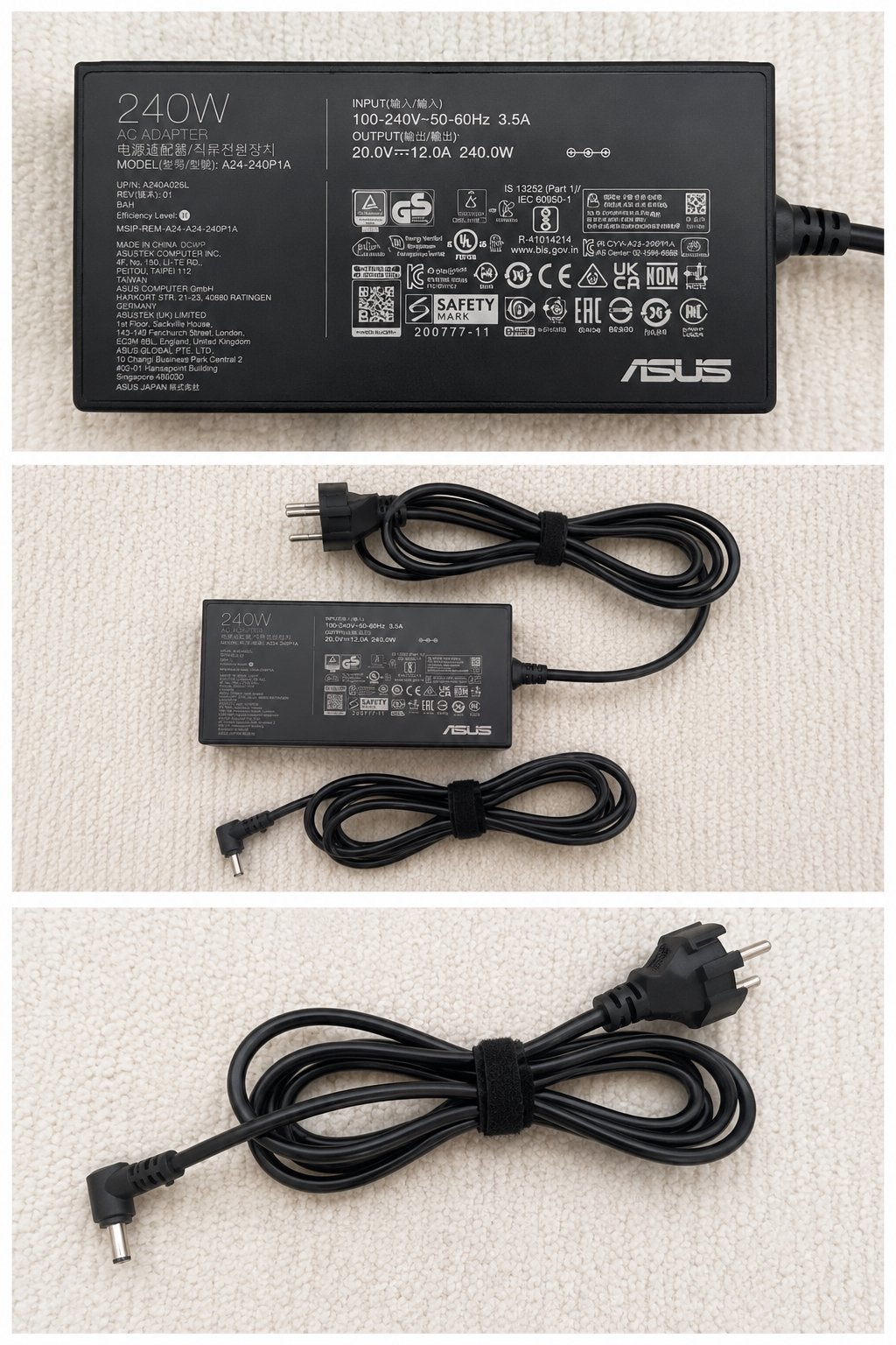 Chargeur Asus original - Pc portable, Informatique & Logiciels, Enlèvement ou Envoi, Neuf