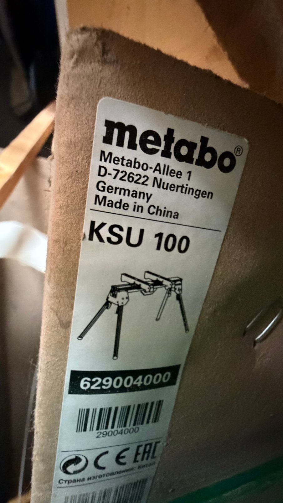 Nieuw metabo ksu 100, Ophalen, Nieuw, Afkortzaag