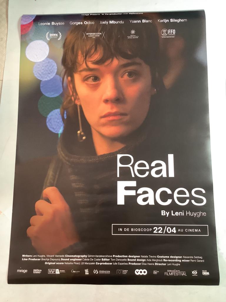 REAL FACES   FILMPOSTER    70-100 cm, Verzamelen, Posters, Ophalen of Verzenden, Zo goed als nieuw