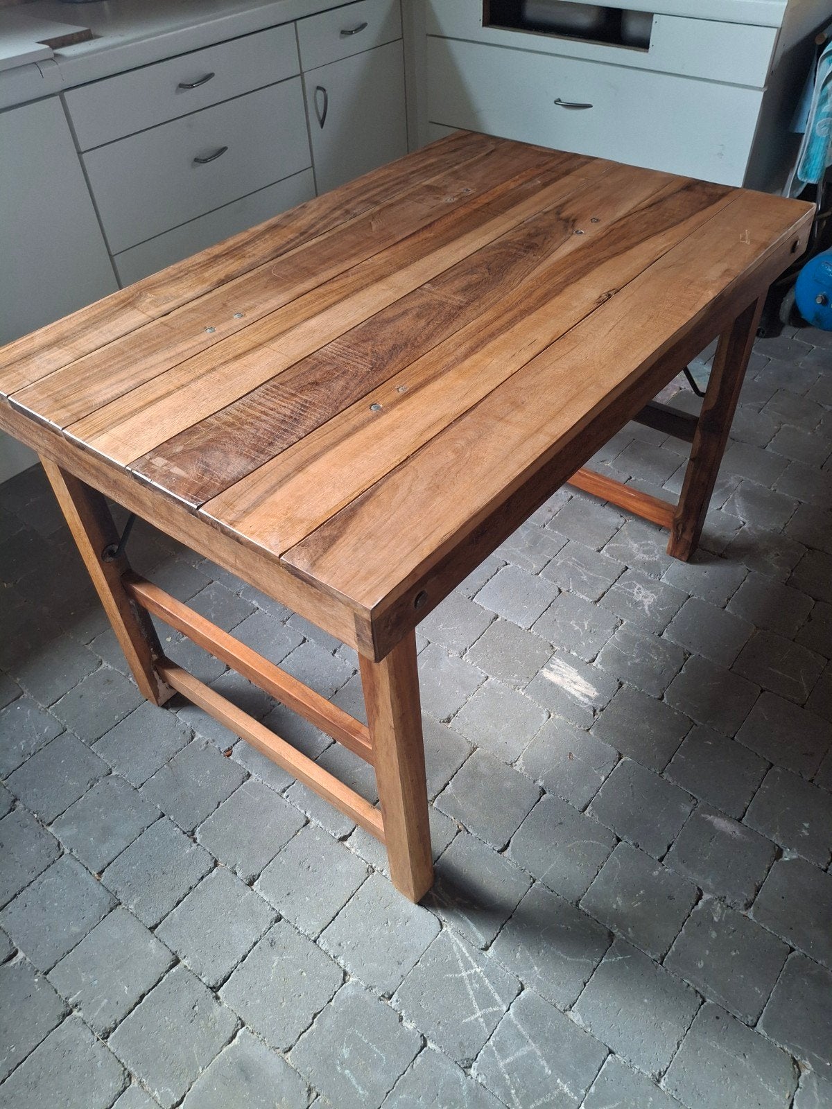 stevige plooi tafel van hout, Ophalen, 100 tot 150 cm, Nieuw, 50 tot 100 cm